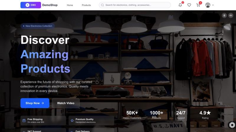 E-commerce Platform screenshot