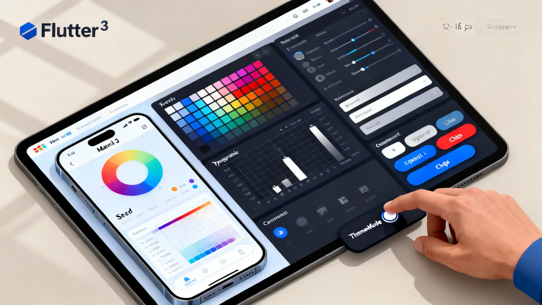 Flutter Custom Theme System: The Complete, Scalable M3 Guide