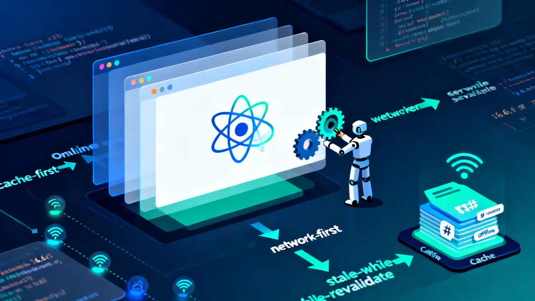 React PWA Offline Caching Strategies: From App Shell to Runtime Mastery
