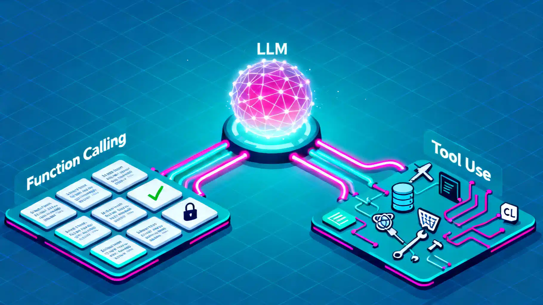 Function Calling vs. Tool Use in LLMs: Architecture, Trade-offs, and Patterns