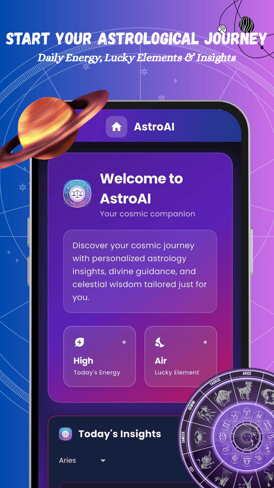 AstroAI — Where Stars Meet Intelligence: AI-Powered Astrology, Horoscopes, and Kundli Matching