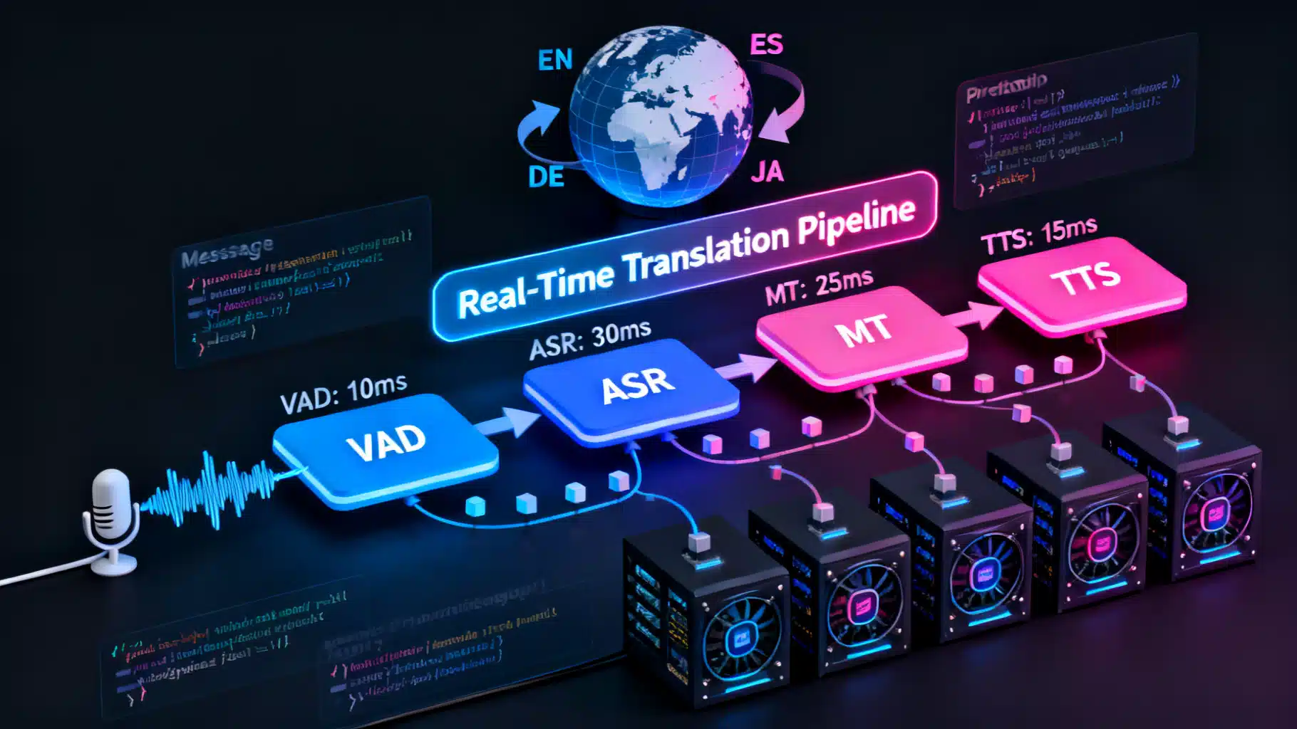 Designing a Real-Time AI Translation API: Architecture, Protocols, and Code