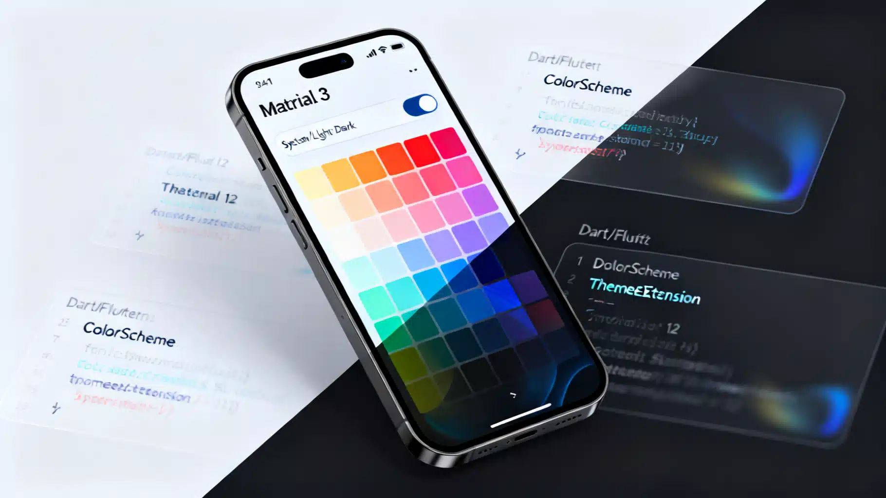 Flutter Dynamic Theming at Runtime: Material 3, System Colors, and ThemeExtensions