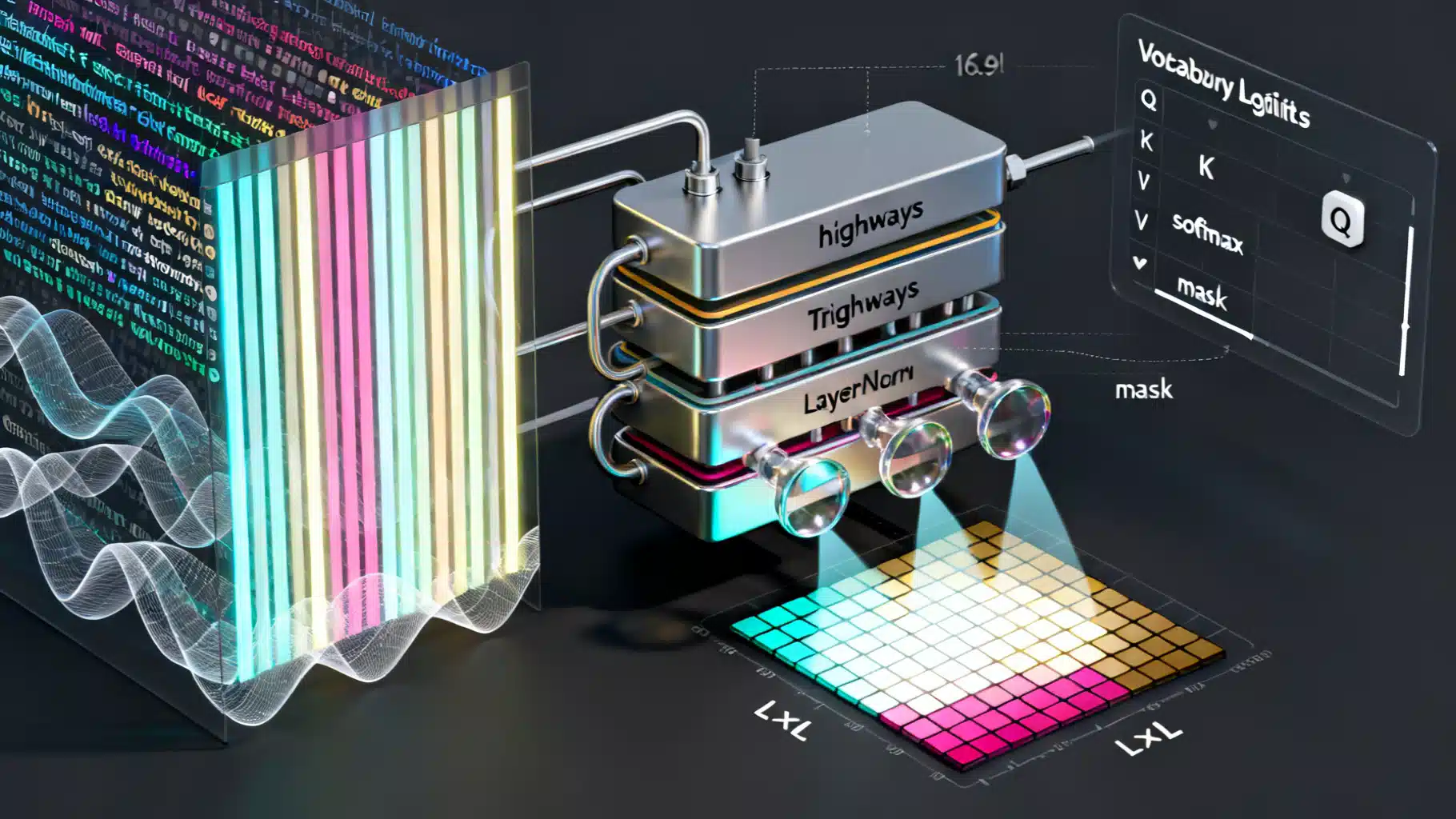The Transformer Architecture, Visually Explained: From Tokens to Attention Maps
