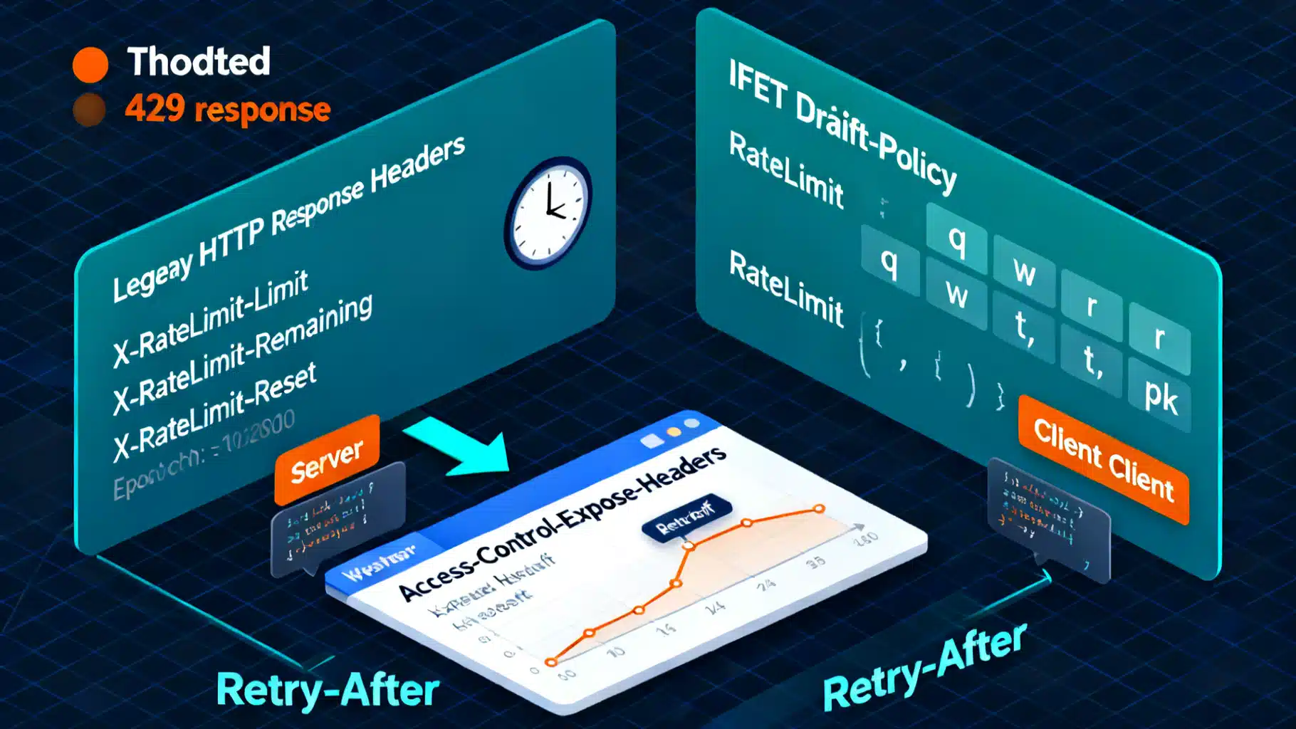 REST API rate-limit headers: from X-RateLimit-* to the IETF standard