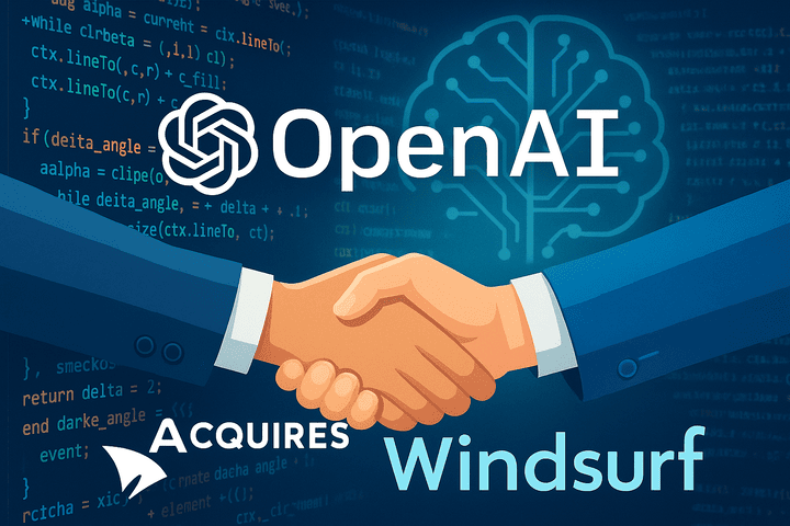 OpenAI Acquires Windsurf: A $3 Billion Bet on AI Coding Tools