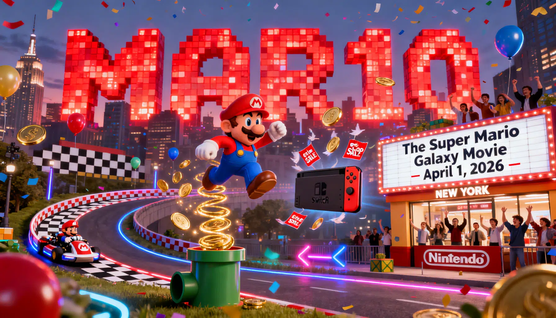 Mario Day 2026: New classics on Switch Online, limited‑time deals, and a final Galaxy Movie trailer