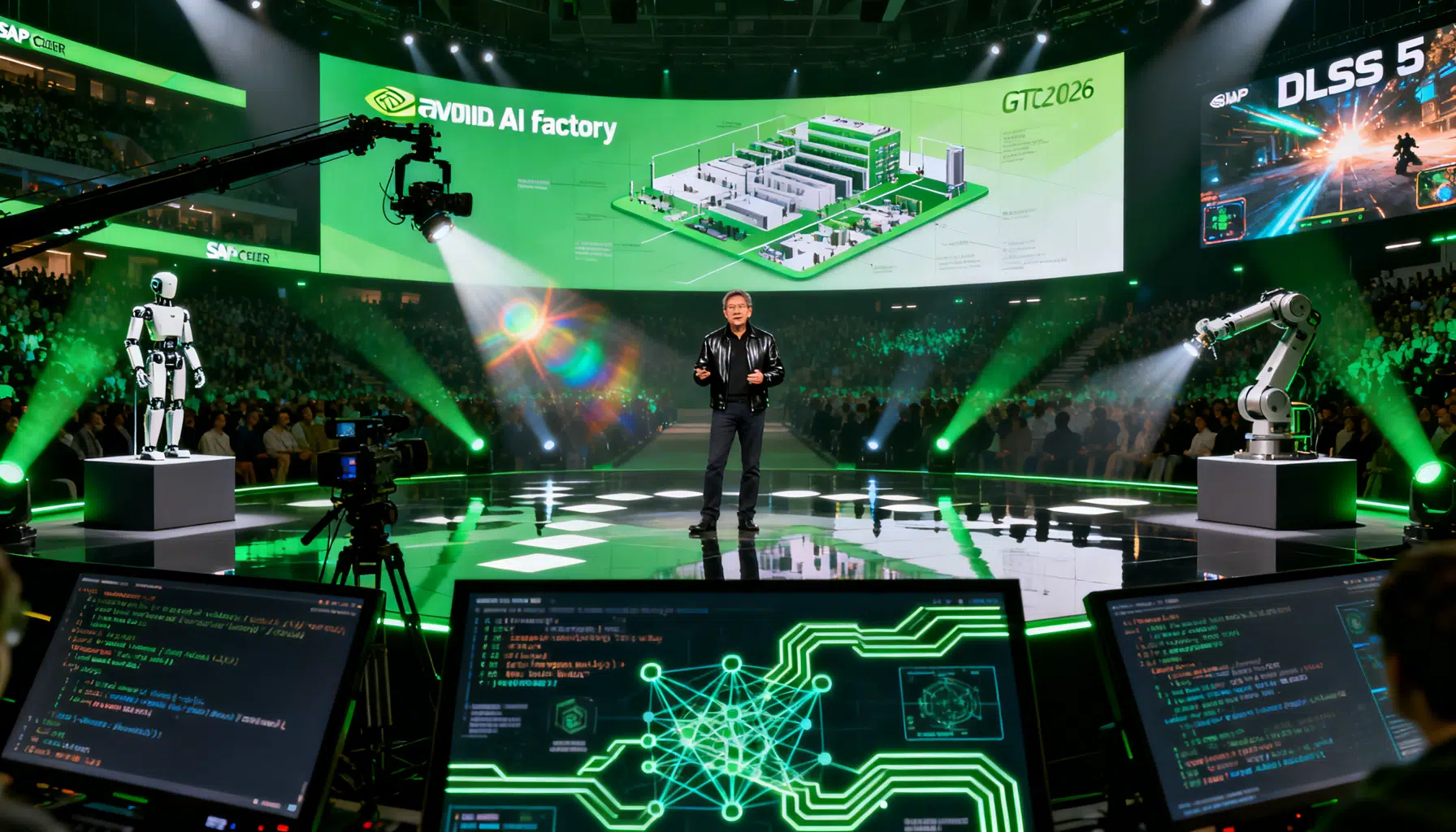 NVIDIA GTC 2026: DLSS 5, an Inference OS, and the Blueprint for AI Factories as $1T Chip Era Dawns