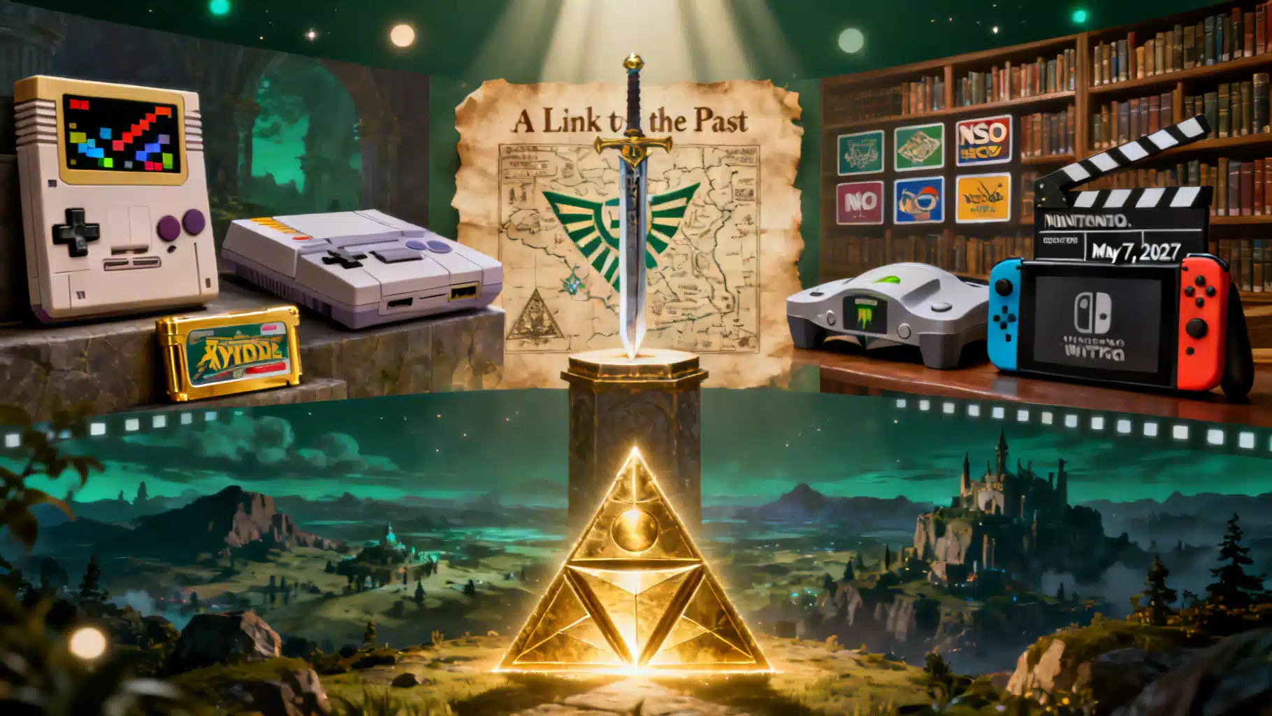 Classic Zelda at 40: Retro Hyrule Roars Back as Film Locks 2027 Date