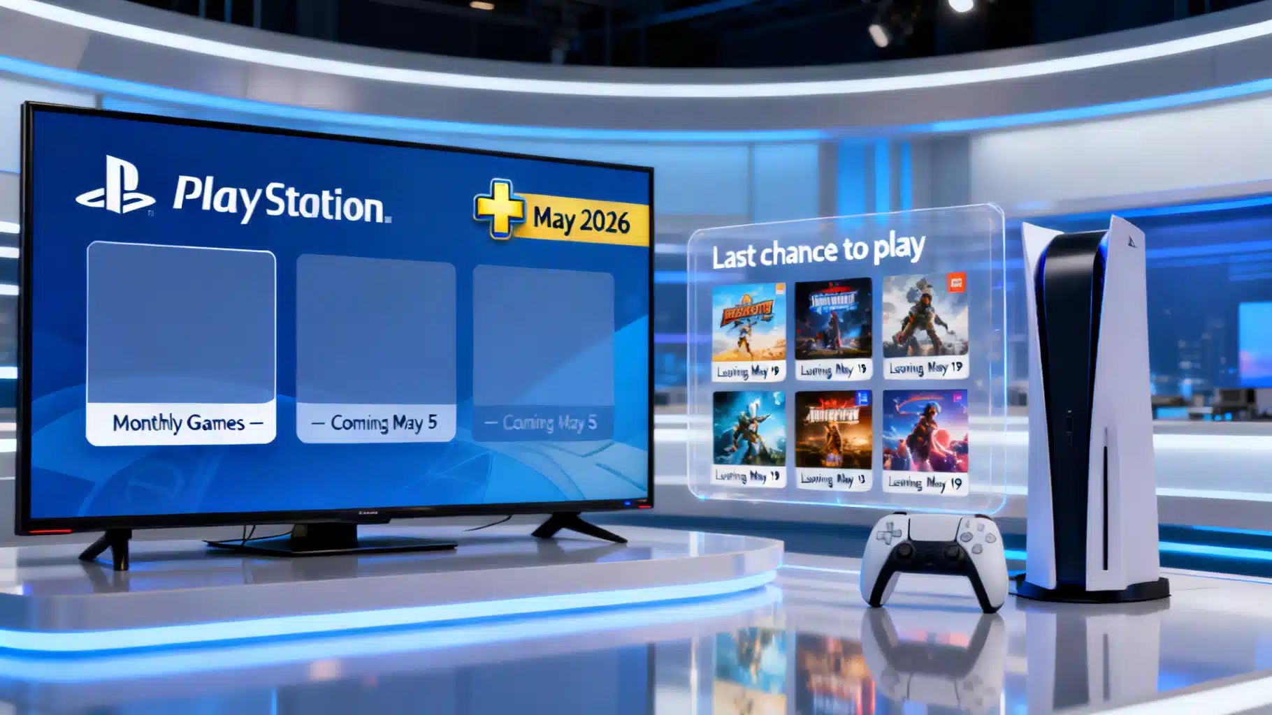 PS Plus May 2026: Reveal expected today, eight catalog removals, and what to claim now