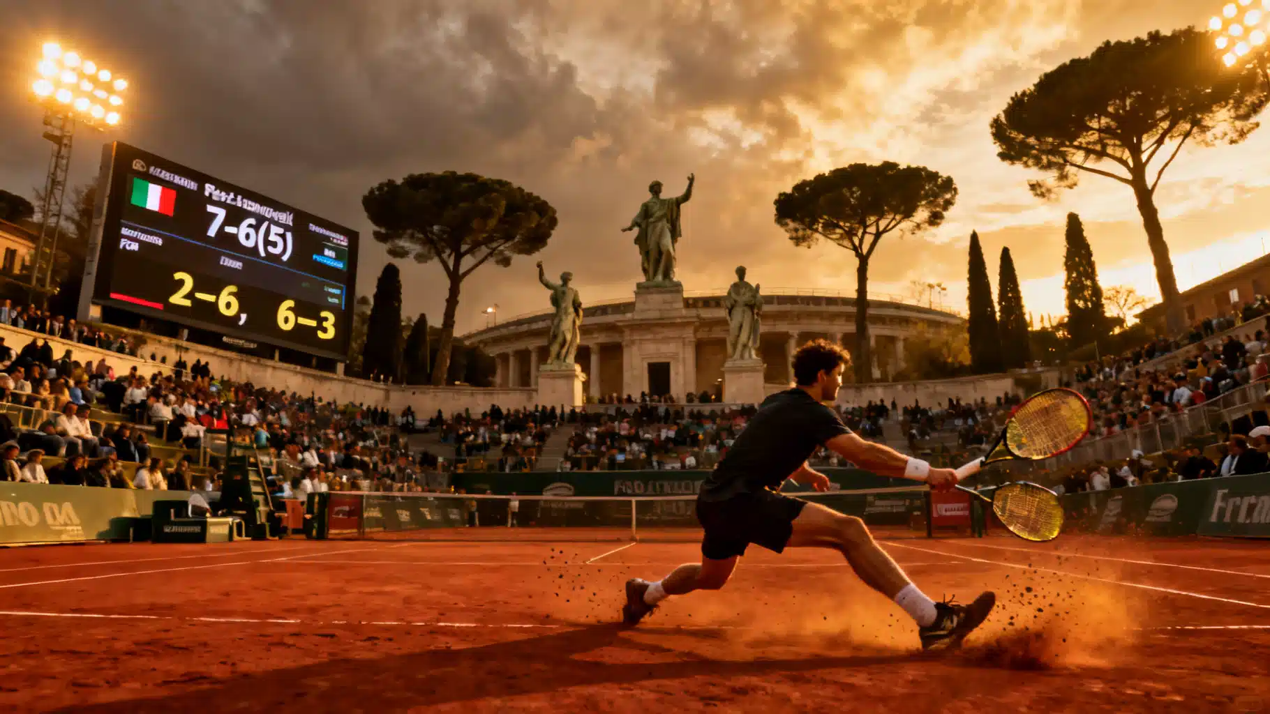 Tennis scores today: Rome shocks as Djokovic and Sabalenka fall — live updates for May 10, 2026