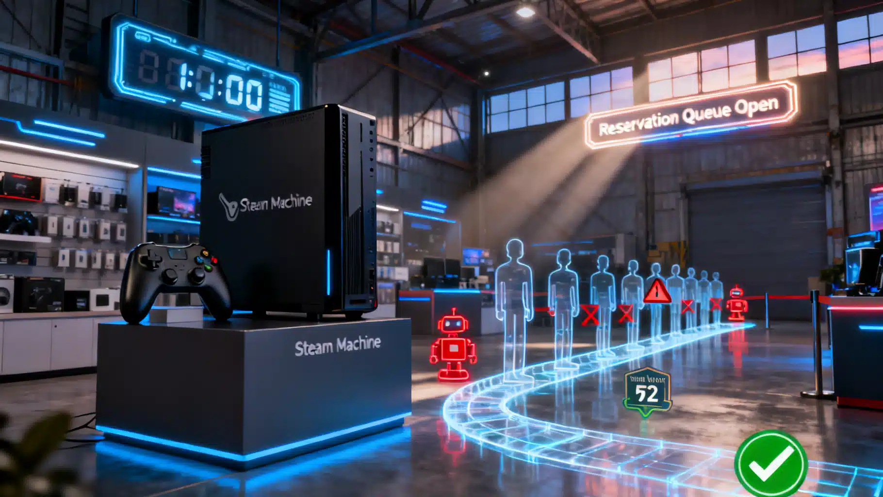 Valve’s Queue Playbook Is Set: What It Means for the Steam Machine Launch in 2026