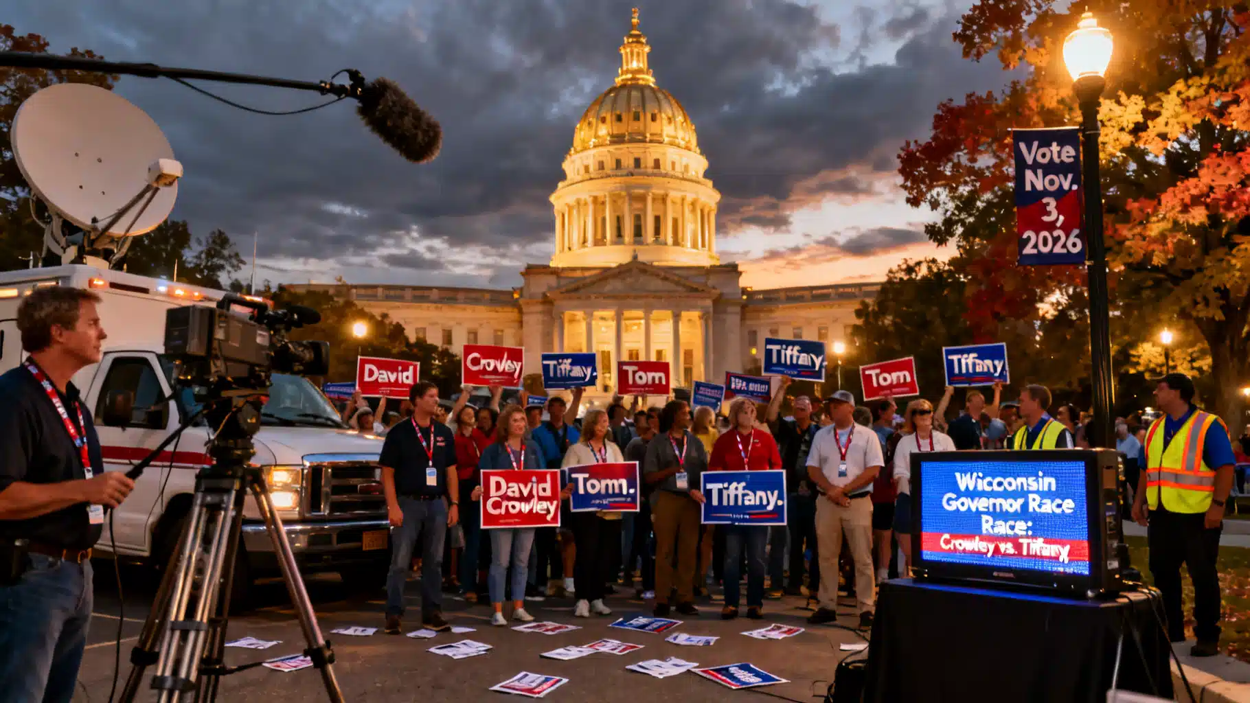 Wisconsin Governor Race: Crowley vs. Tiffany set after razor-thin primary