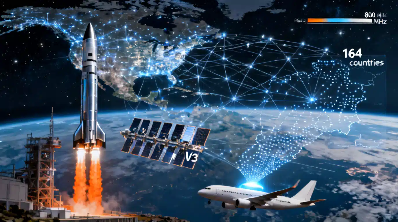 Starlink’s Next Phase: Spectrum Power Play, Starship V3 Capacity, and a Growing Mobile Footprint